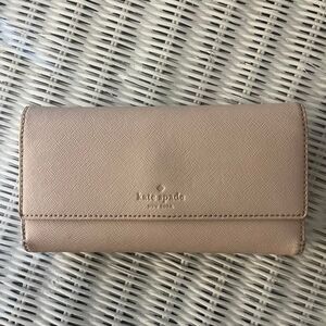 Kate Spade New York Women's Tan Wallet & Phone Holder